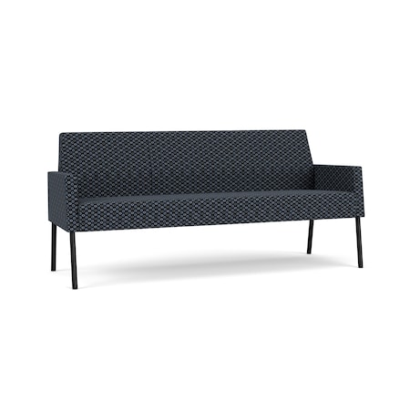Lesro Mystic Lounge Reception Sofa, Black, RS Night Sky Upholstery ML1601